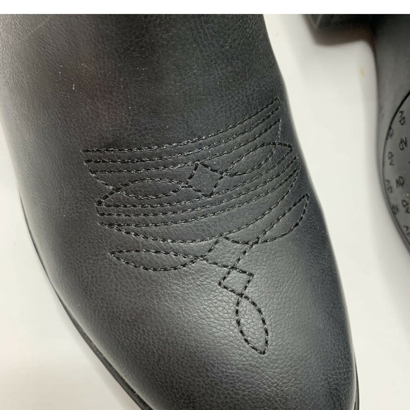 NEW DV By Dolce Vita NEW Western Black Ankle Boots - Picture 6 of 8